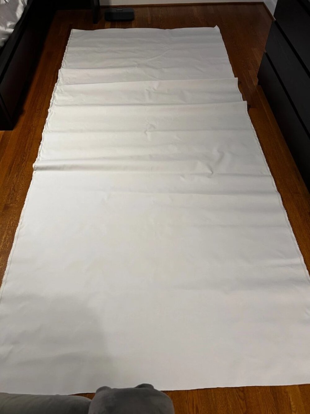 Sunrise Water Resistant Canvas Fabric White (60" wide, 3.5 yards)